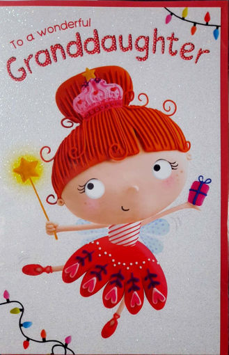 Picture of WONDERFUL GRANDDAUGHTER CHRISTMAS CARD